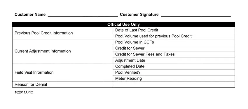 Simple tips to fill out pool credit fill step 2