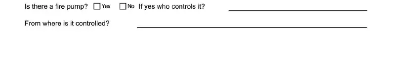 Filling in part 3 of pre incident plan form