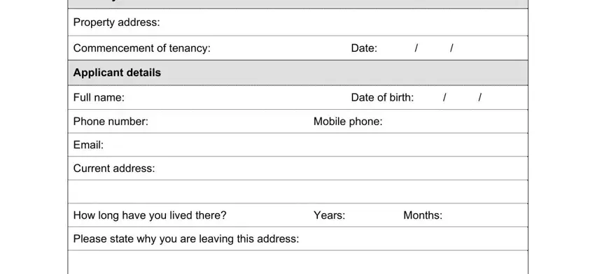 Pre Tenancy Application Form ≡ Fill Out Printable PDF
