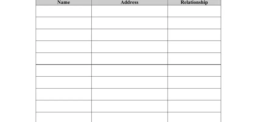 Relationship, Address, and Name inside 039 pro