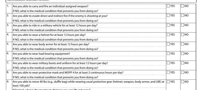 army reserve request writing process clarified (stage 5)