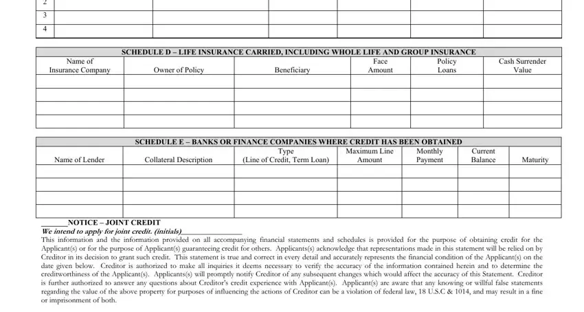 How to fill in prosperity bank statement stage 5
