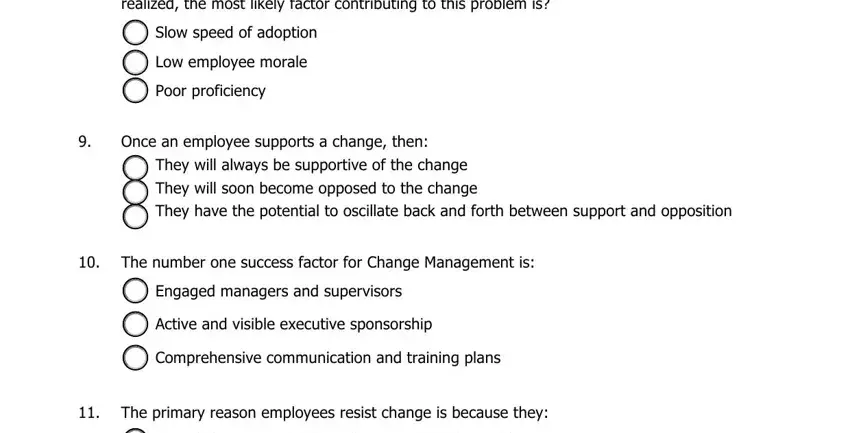 The best way to fill out get the prosci certification exam questions form part 5