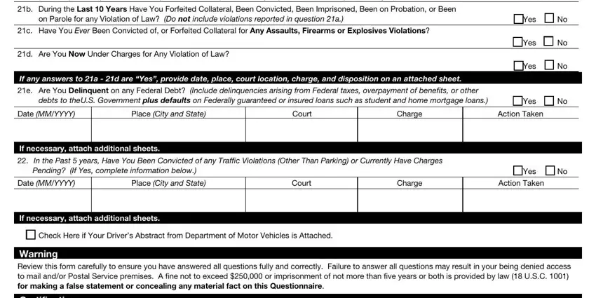 usps questionnaire writing process clarified (step 5)
