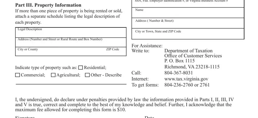 virginia r 5 form conclusion process shown (stage 2)