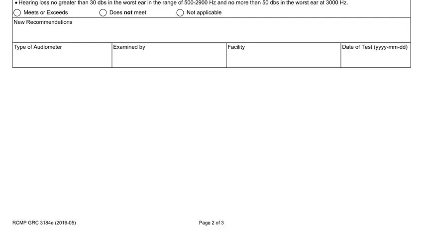 Learn how to fill in how to uptain a rcmp 6509 hearing test form stage 5