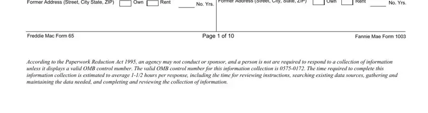 Guidelines on how to complete uniform residential loan application 1003 fillable step 3