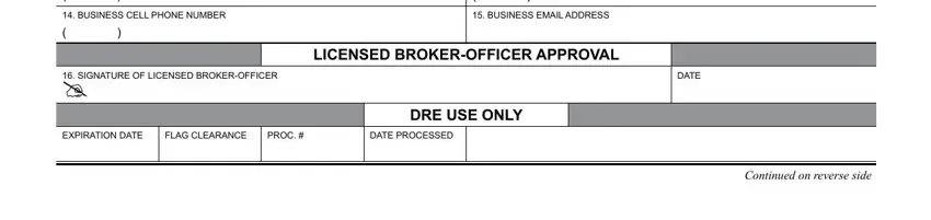 Filling out section 3 in when re 204a get