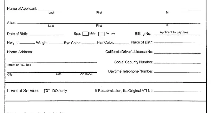 Learn how to fill out scan firearms stage 1