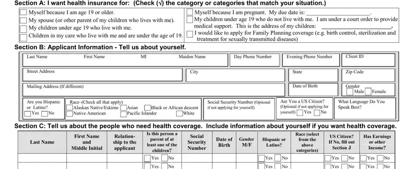 Writing segment 1 of Renewal Form Husky
