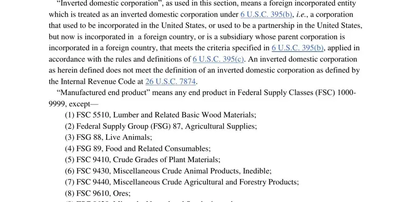 Part number 3 in filling out orca representations and certifications