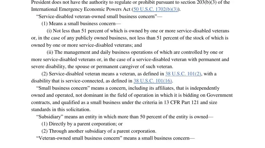 Filling in section 4 of orca representations and certifications