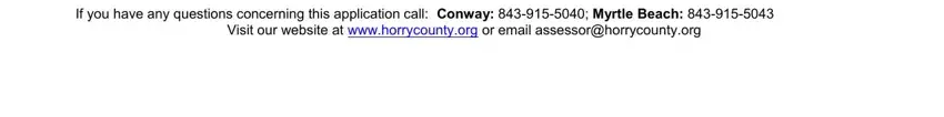 Part no. 1 of filling out residence s assessor