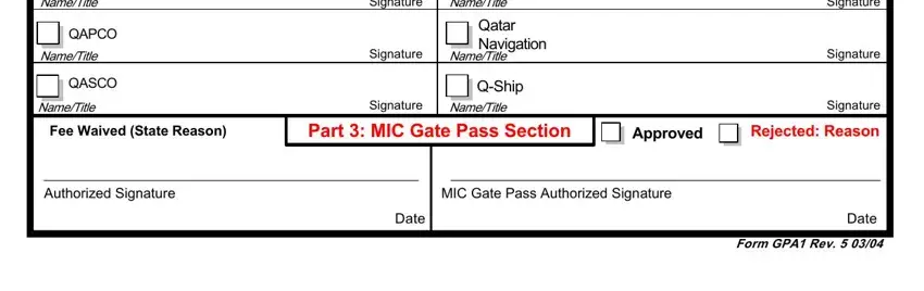 Completing segment 3 in gate pass for school students