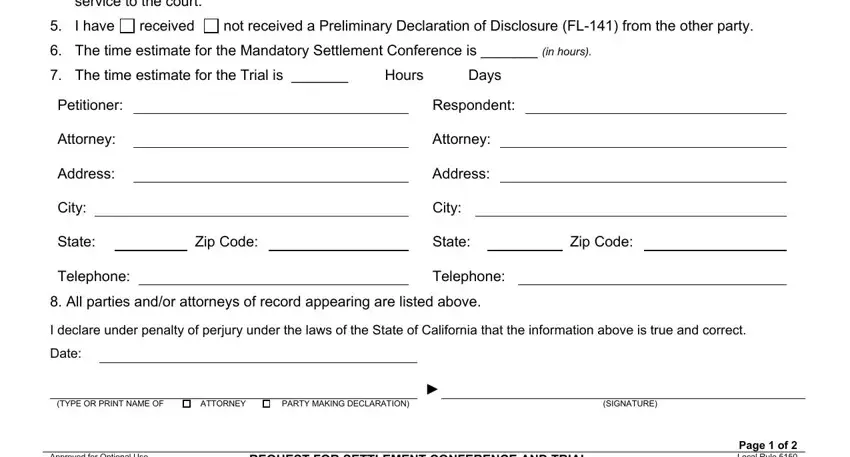 The best way to fill out INDIO stage 2