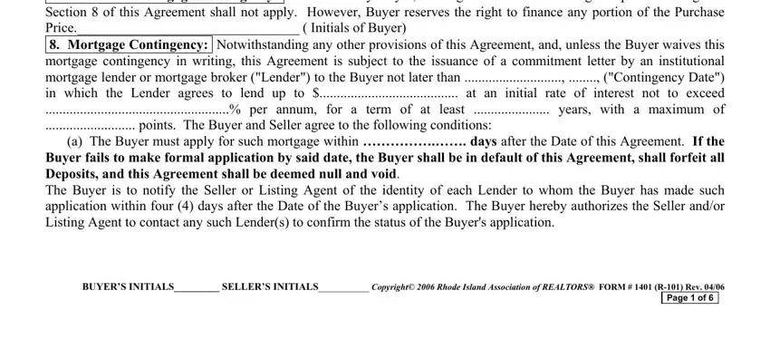 Part number 2 of completing rhode island association of realtors forms