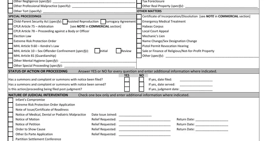 request for judicial intervention ny completion process explained (step 2)