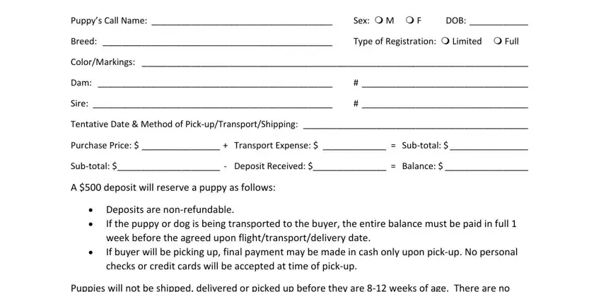 puppy health guarantee completion process explained (part 1)