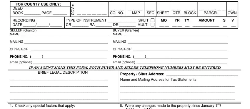 How you can fill out KANSAS step 1
