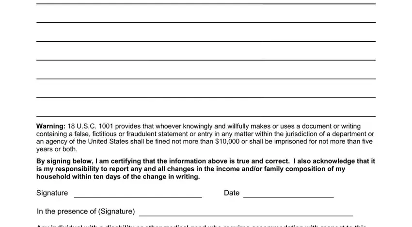 Step no. 4 in completing saha org forms