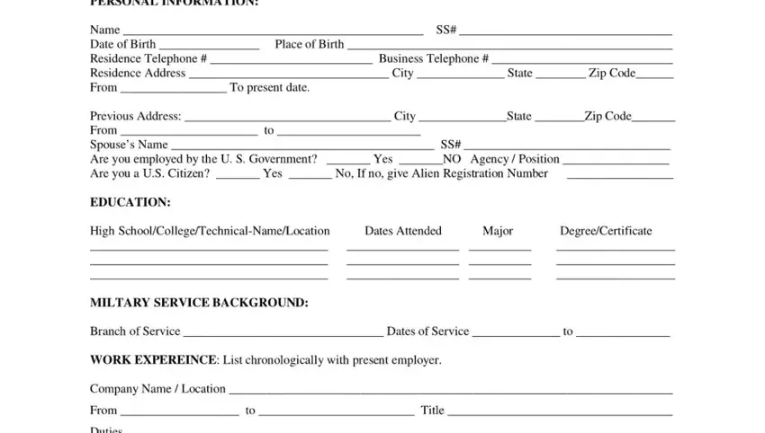 The way to prepare how to sba form resume part 1
