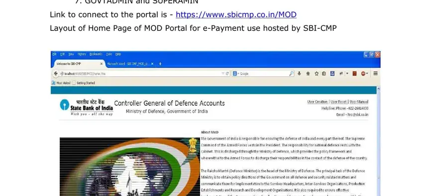 Stage no. 1 of completing cmp sbi login