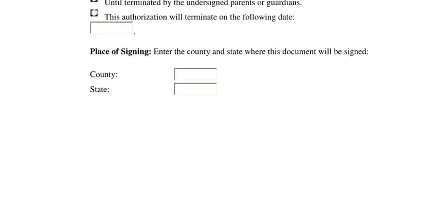 How one can prepare daycare pick up authorization form portion 4