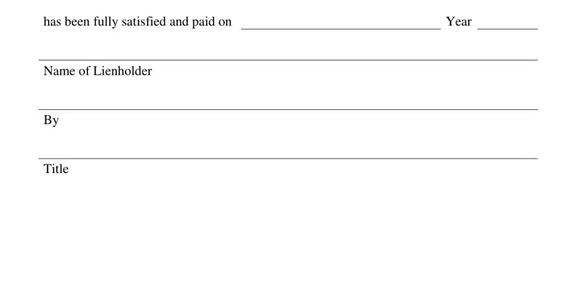 The right way to complete sc vehicle title stage 2