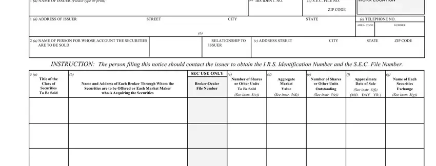 Simple tips to complete sec 144 form stage 1