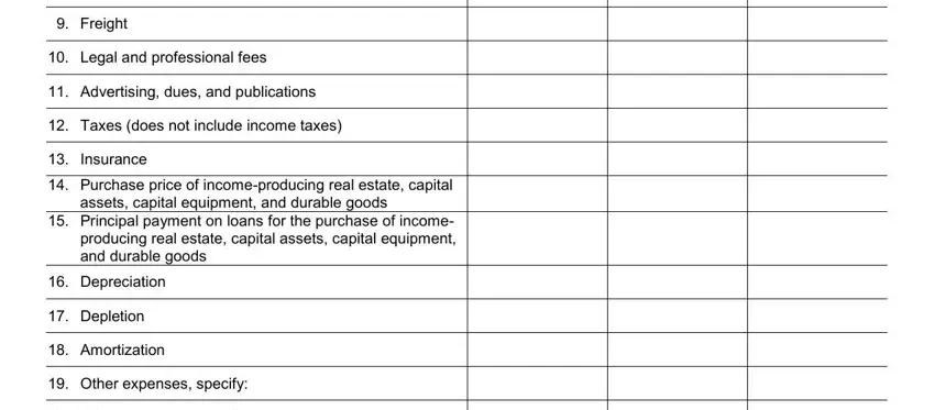 proof of self employment form completion process described (stage 4)