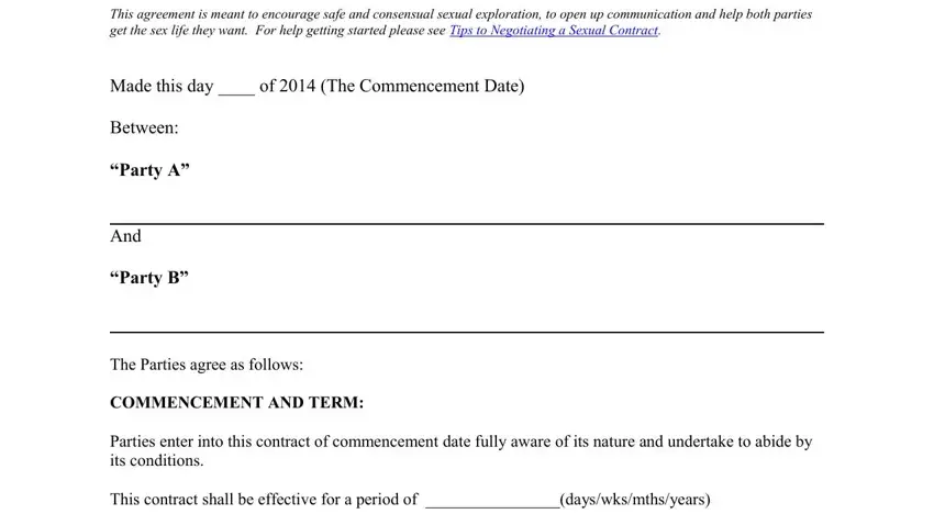 Ways to fill out 50 shades of grey contract word doc step 1