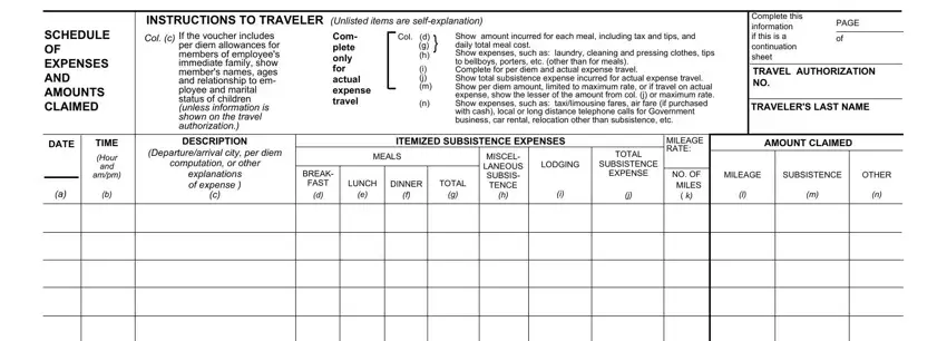 Ways to complete 1012 form portion 4