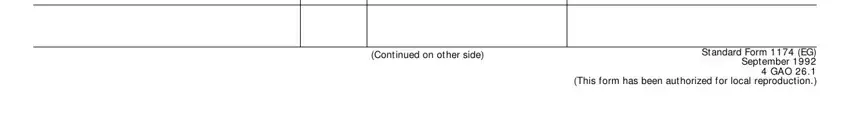 Standard Form  EG September   GAO, Standard Form  EG September   GAO, and Standard Form  EG September   GAO in deceased s form
