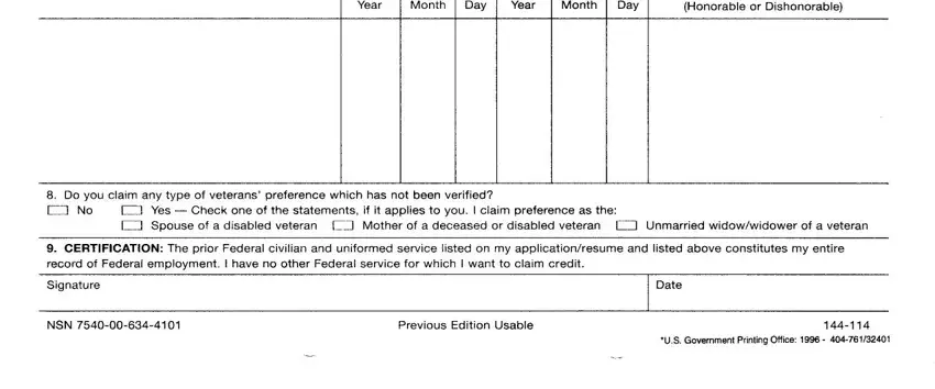 Completing segment 2 of statement service