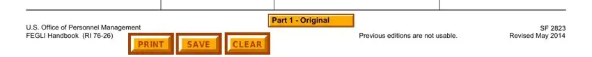 Completing sf 2823 online stage 3