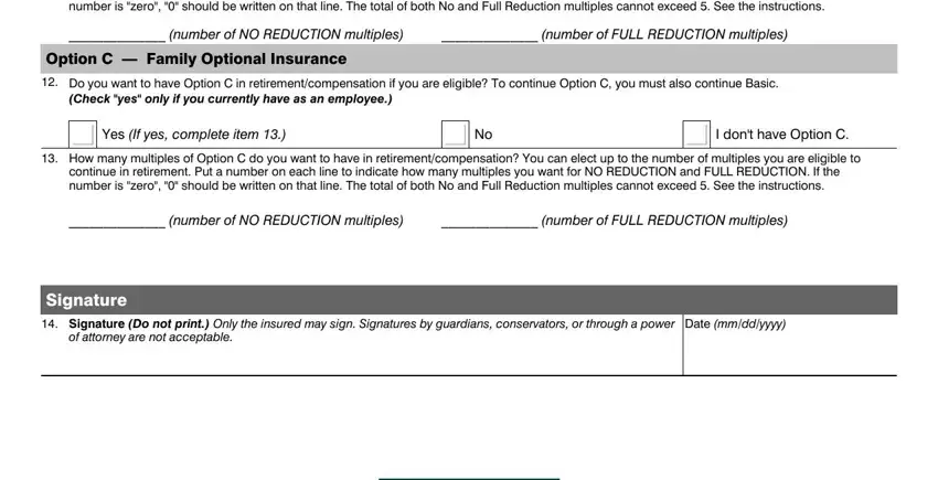 Step # 5 of submitting opm form sf 2818