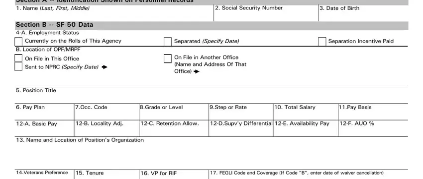 sf75 form writing process outlined (part 3)