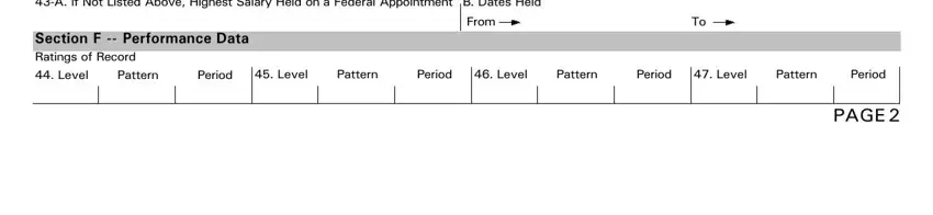 Filling in segment 5 in sf75 form