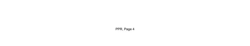 Part number 3 in filling in agency ppr official