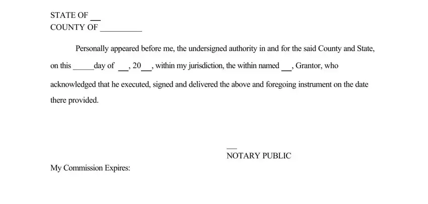 Part # 4 of filling in shared driveway agreement