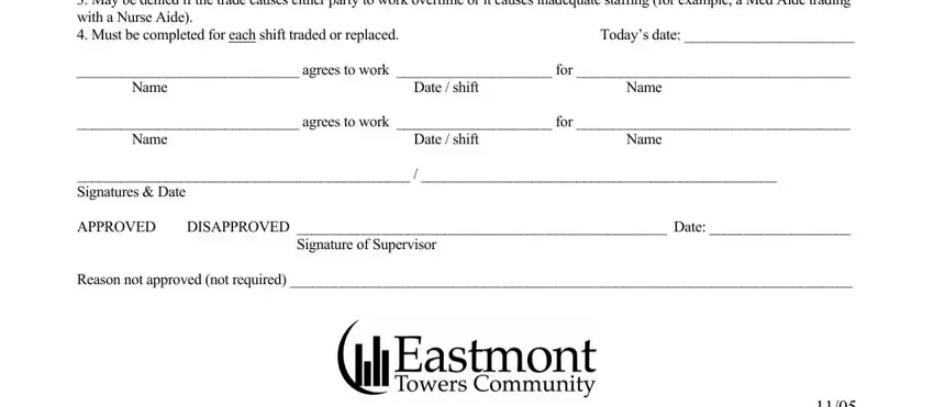 shift form printable conclusion process shown (portion 1)