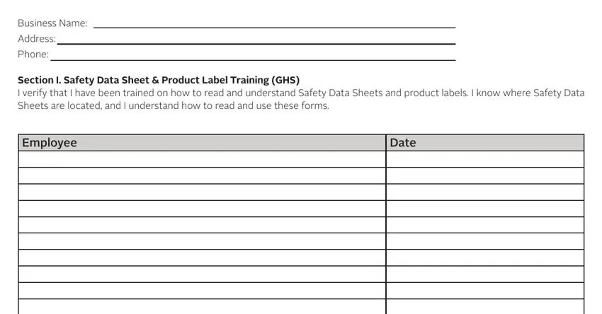 The right way to complete msds sign off sheet portion 1