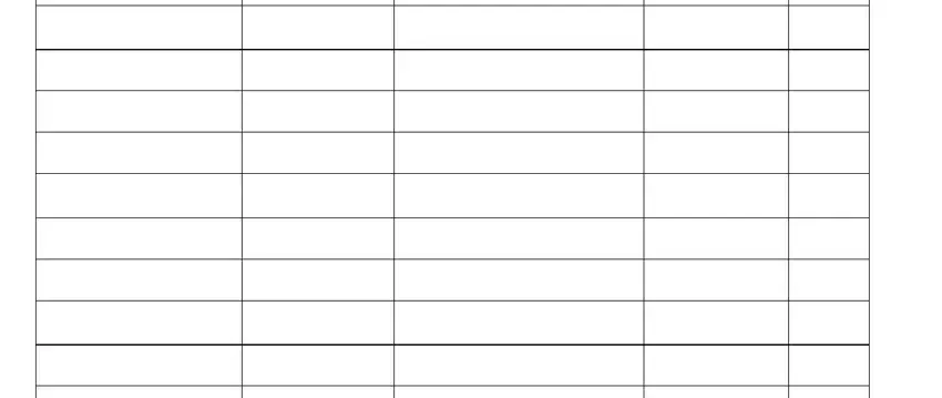 this field, next field, and other fields inside blank sign up sheets form