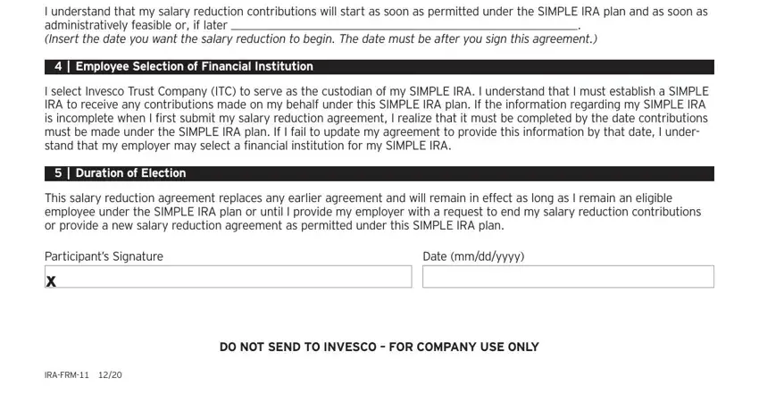 The best ways to complete Simple Ira Salary Form step 2