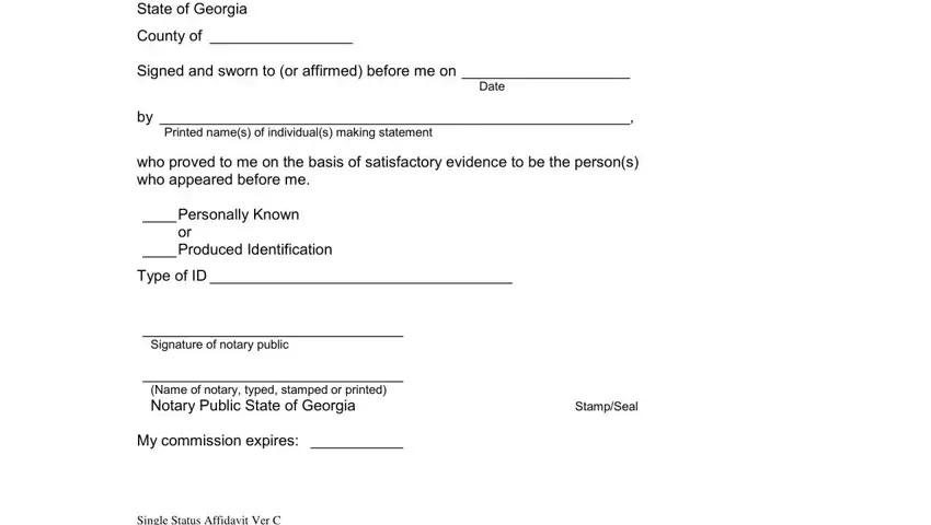 unmarried certificate pdf download writing process shown (step 2)