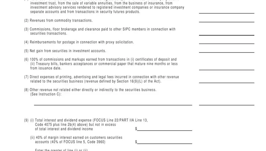 See Instruction C, securities transactions, and Commissions floor brokerage and inside how to fill out a sipc 6