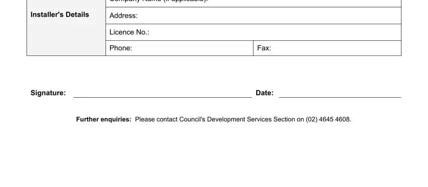 Filling in part 2 in smoke alarm certificate template