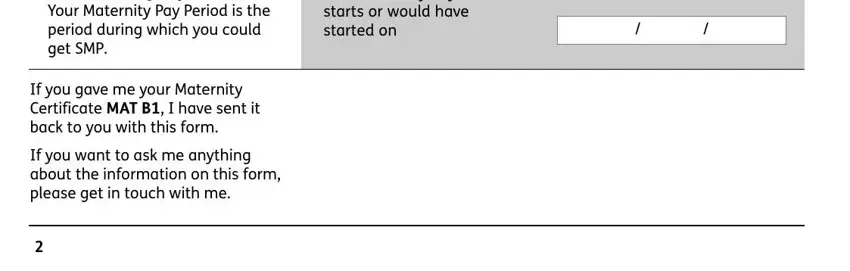 Part number 3 of completing download smp1 form