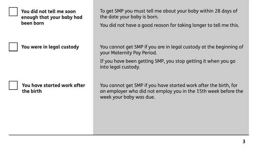 Step no. 5 for submitting download smp1 form