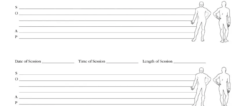 Stage number 2 of completing soap notes template